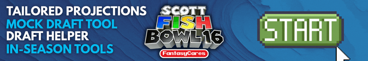 SFB16SiteAd scott fish bowl 16 tools including projections, draft helper, mock drafts and in-season tools.