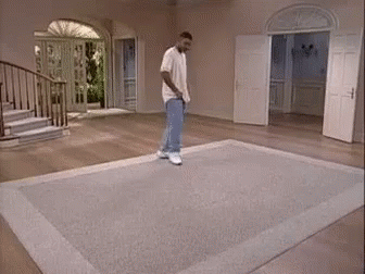 The fresh prince of bel-air, aka will smith, looking around an empty room, much like Jonah Coleman's stat for Denvber on Monday Night